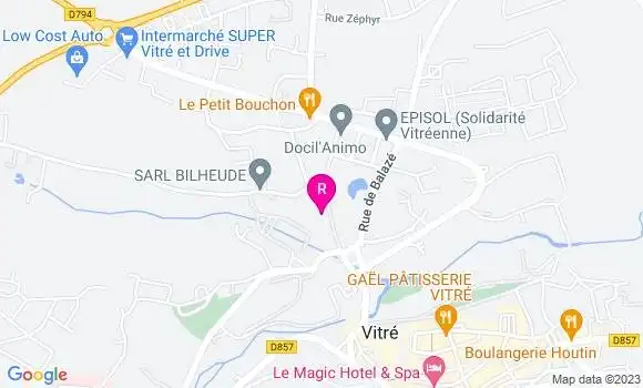 Localisation Restaurant  Le Petit Bouchon