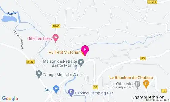 Localisation Restaurant  Au Petit Victorien