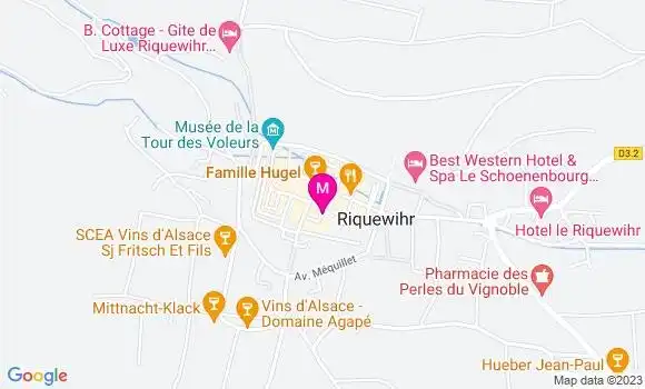 Localisation Restaurant  La Grenouille
