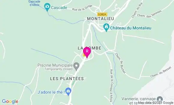 Localisation Auberge Saint Vincent