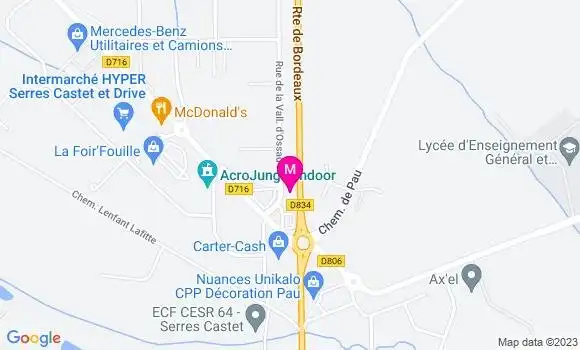 Localisation Restaurant  Star Pizzas