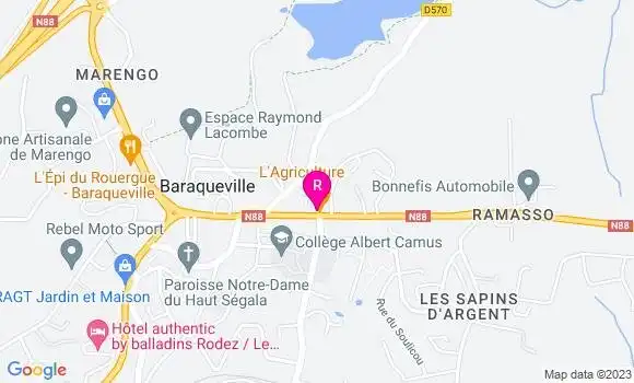 Localisation Restaurant  L