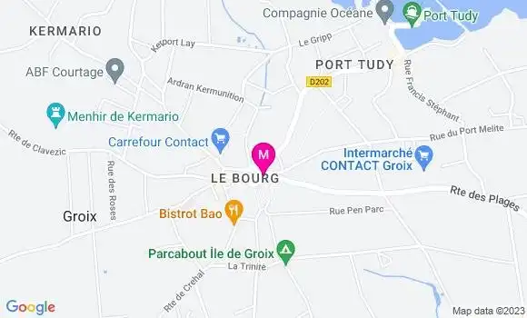 Localisation Restaurant le Cinquante