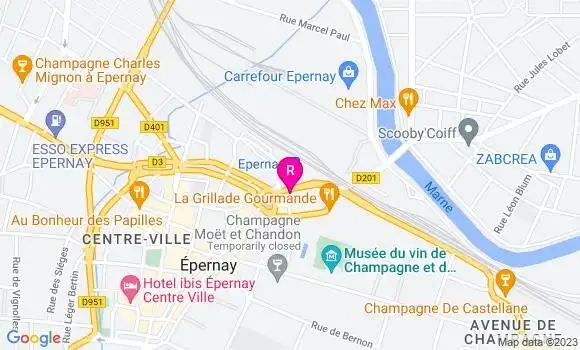 Localisation Restaurant Bar L