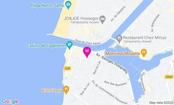Localisation Restaurant Fruits de Mer Pêcherie Ducamp