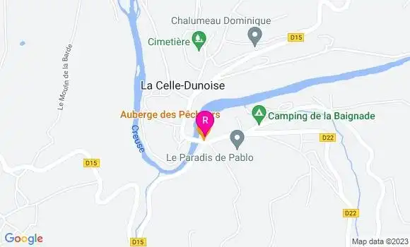 Localisation Auberge des Pêcheurs