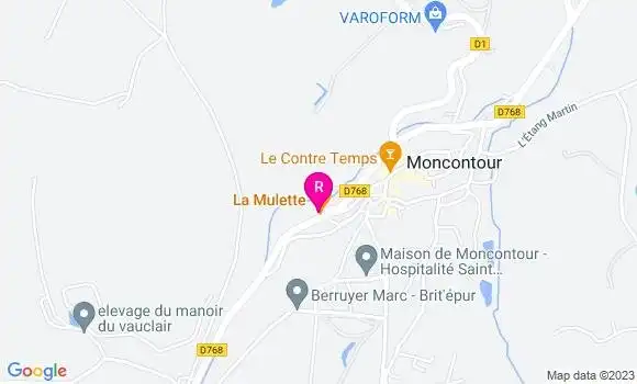 Localisation Restaurant  La Mulette