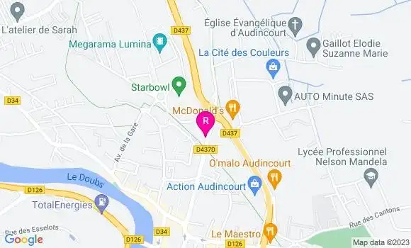 Localisation Brasserie du 7ème Art