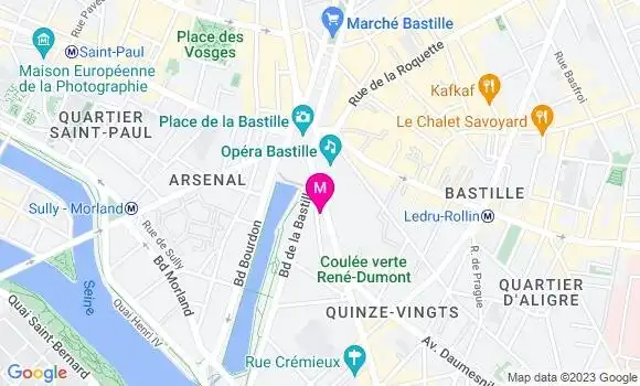 Localisation Restaurant  L