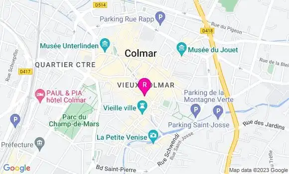 Localisation Restaurant  Le 3