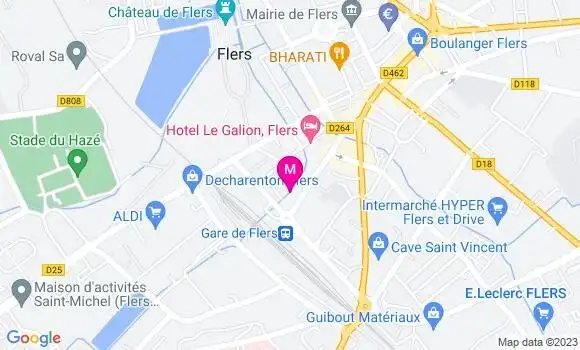 Localisation Restaurant  Bouillon Flers