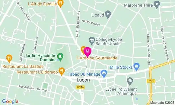 Localisation Restaurant Bar Le Booth