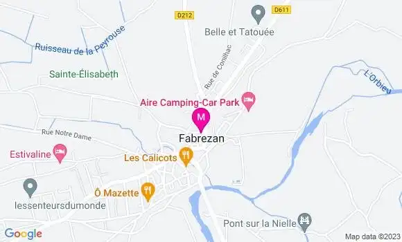 Localisation Pizzeria L
