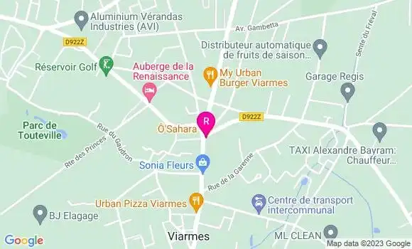 Localisation Restaurant  Chez Fanny