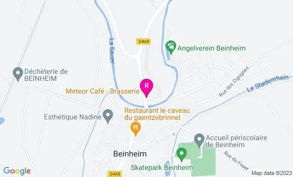 Localisation Auberge de la Sauer