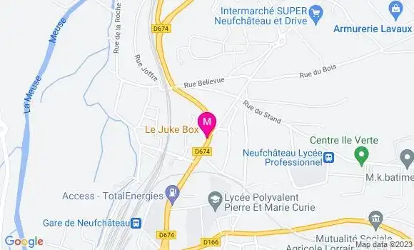 Localisation Restaurant  Le Juke Box