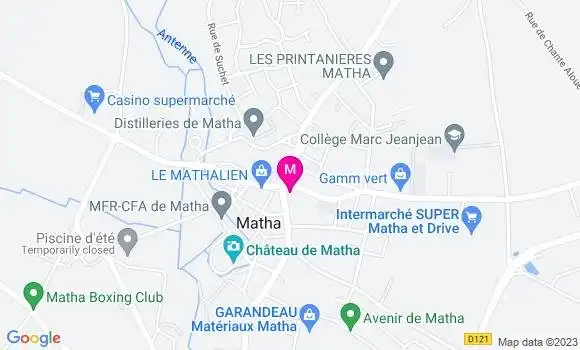 Localisation Restaurant Bar Le National