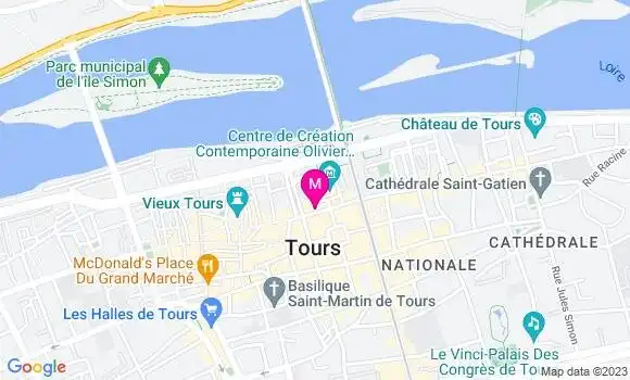 Localisation Le Bistrot des Belles Caves