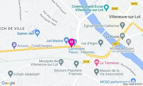 Localisation Restaurant Asiatique Saveurs d