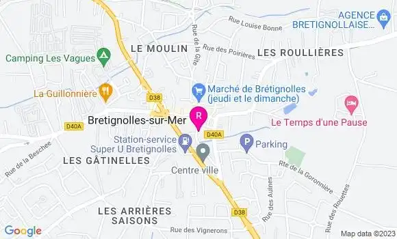 Localisation Crêperie Mille Sabords
