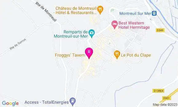 Localisation Restaurant  Froggy