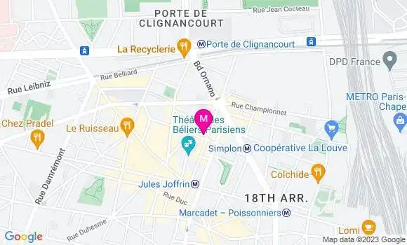 Localisation Restaurant  La Timbale