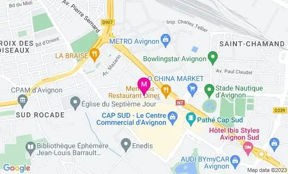 Localisation Restaurant des Etoiles