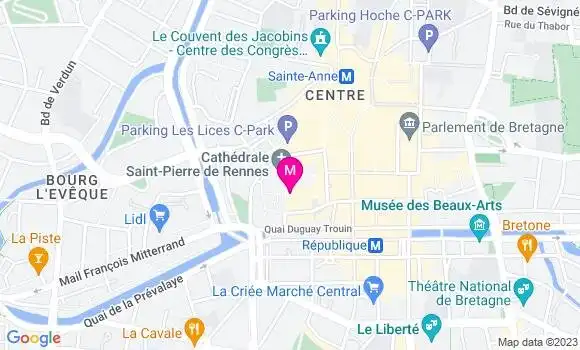 Localisation Restaurant  Chez Kub