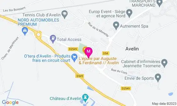 Localisation Restaurant  Le Ch
