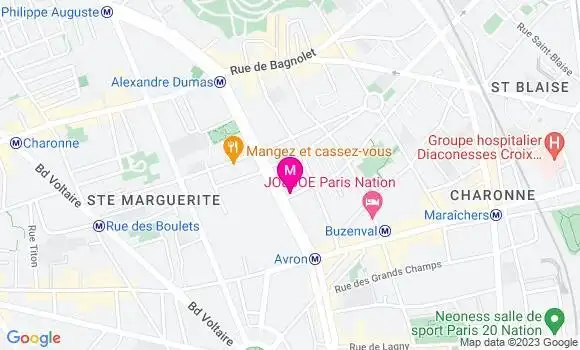 Localisation Restaurant  Les Enfants de la Balle