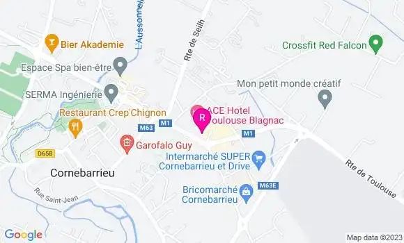 Localisation Restaurant  Les Deux Frangins