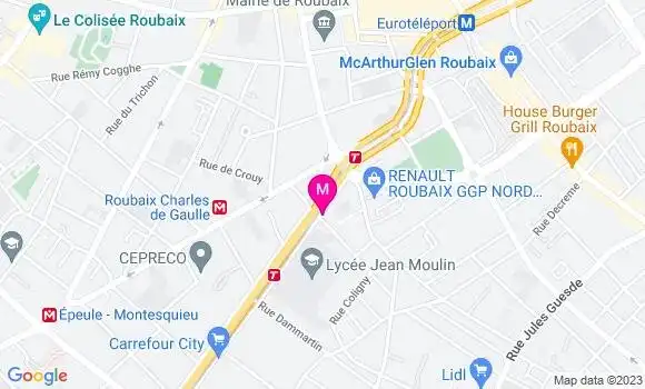Localisation Restaurant Marocain La Palmeraie