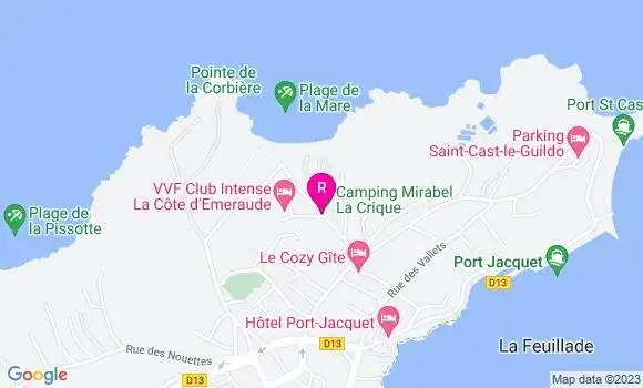 Localisation Restaurant Snack La Crique