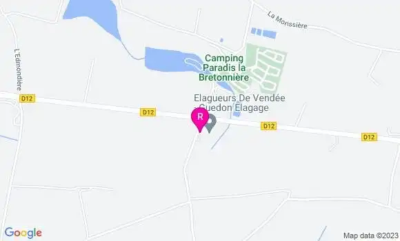 Localisation Restaurant  La Grange et Tables