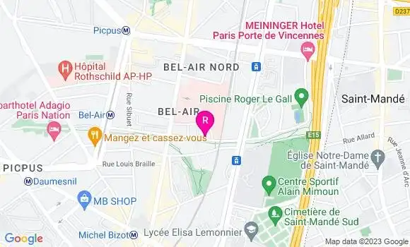 Localisation Restaurant  La Coulée Douce