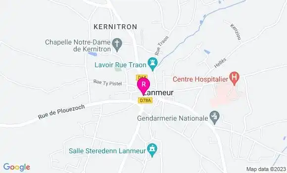 Localisation Bar Restaurant le Compagnon