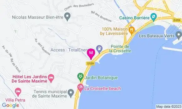Localisation Restaurant Hôtel Les Santolines