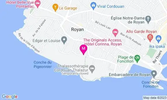 Localisation Restaurant  Le Chay