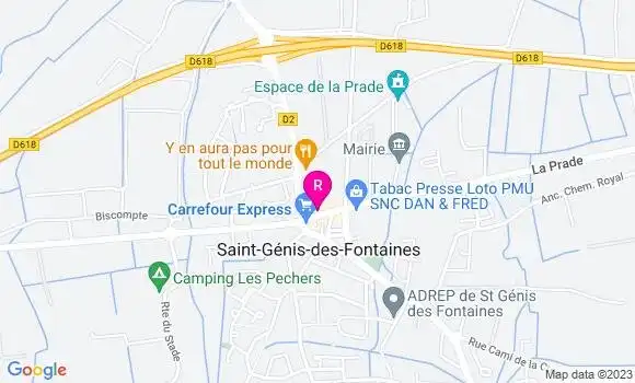 Localisation Restaurant  La Tramontane