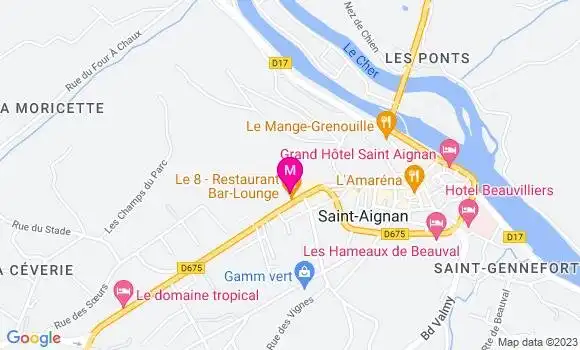 Localisation Restaurant Lounge Le 8