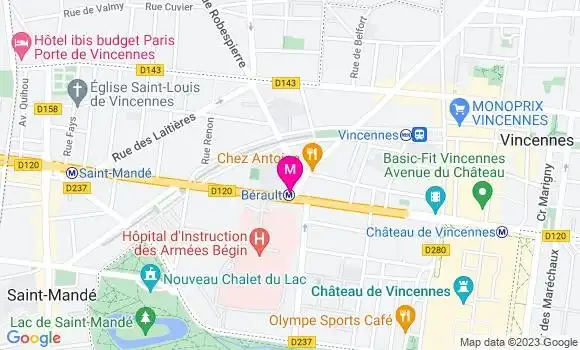 Localisation Restaurant  Le Cerf
