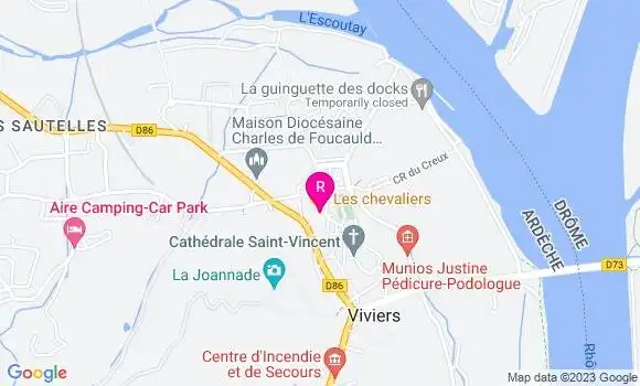 Localisation Restaurant  Les Chevaliers
