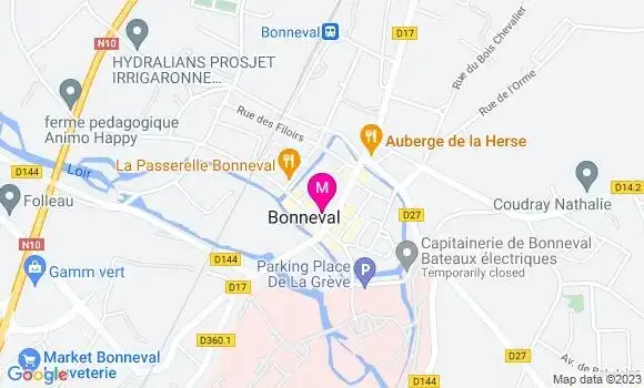 Localisation Pizzeria L
