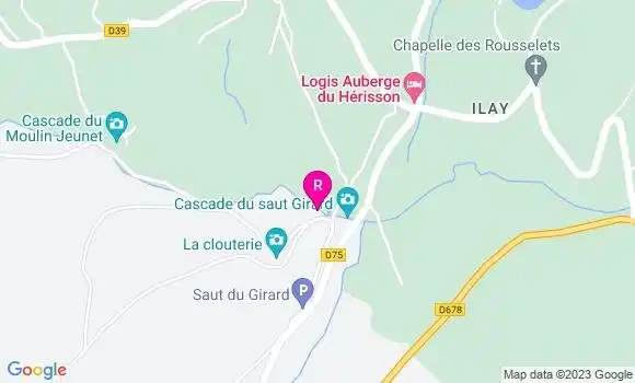 Localisation Restaurant  Au Moulin des Fées