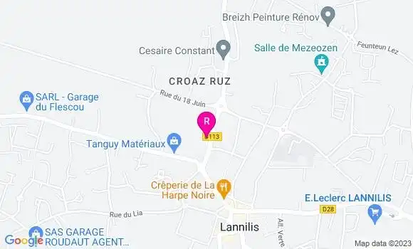 Localisation Restaurant  L