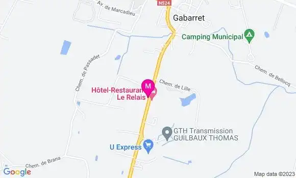 Localisation Restaurant  Le Relais