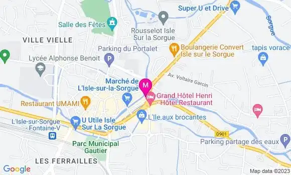 Localisation Restaurant  Les Terrasses