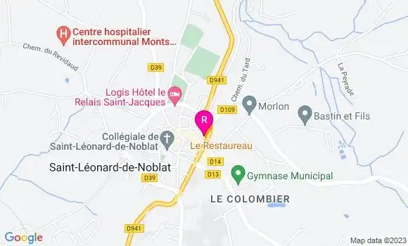 Localisation Restaurant  Le Restaureau