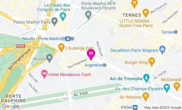 Localisation Restaurant  Le Touring