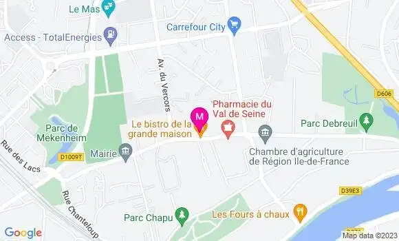 Localisation Bistrot Le Bistro de la Grande Maison